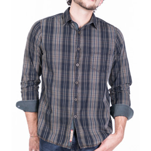 camisa quadres sobretintada