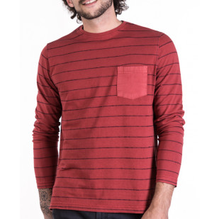  overdyed pinstriped t-shirt