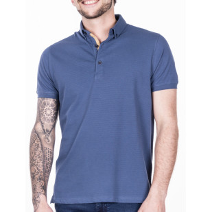 textured fabric polo