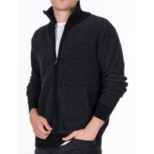 chaqueta jacquard chenilla