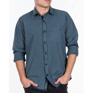 camisa quadres sobretintada