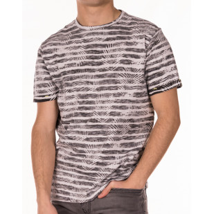 stripes printed  t-shirt