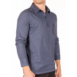 overdyed two colors polo